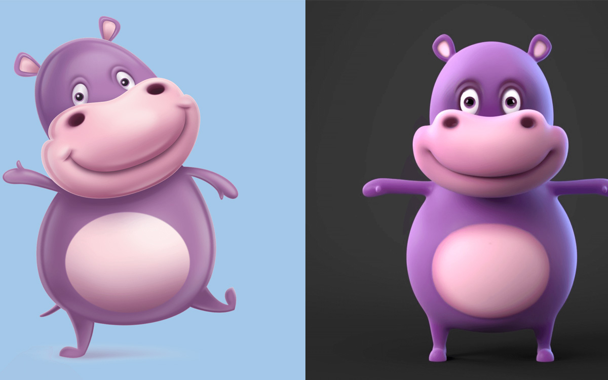 Characters 2D to 3D - Basic