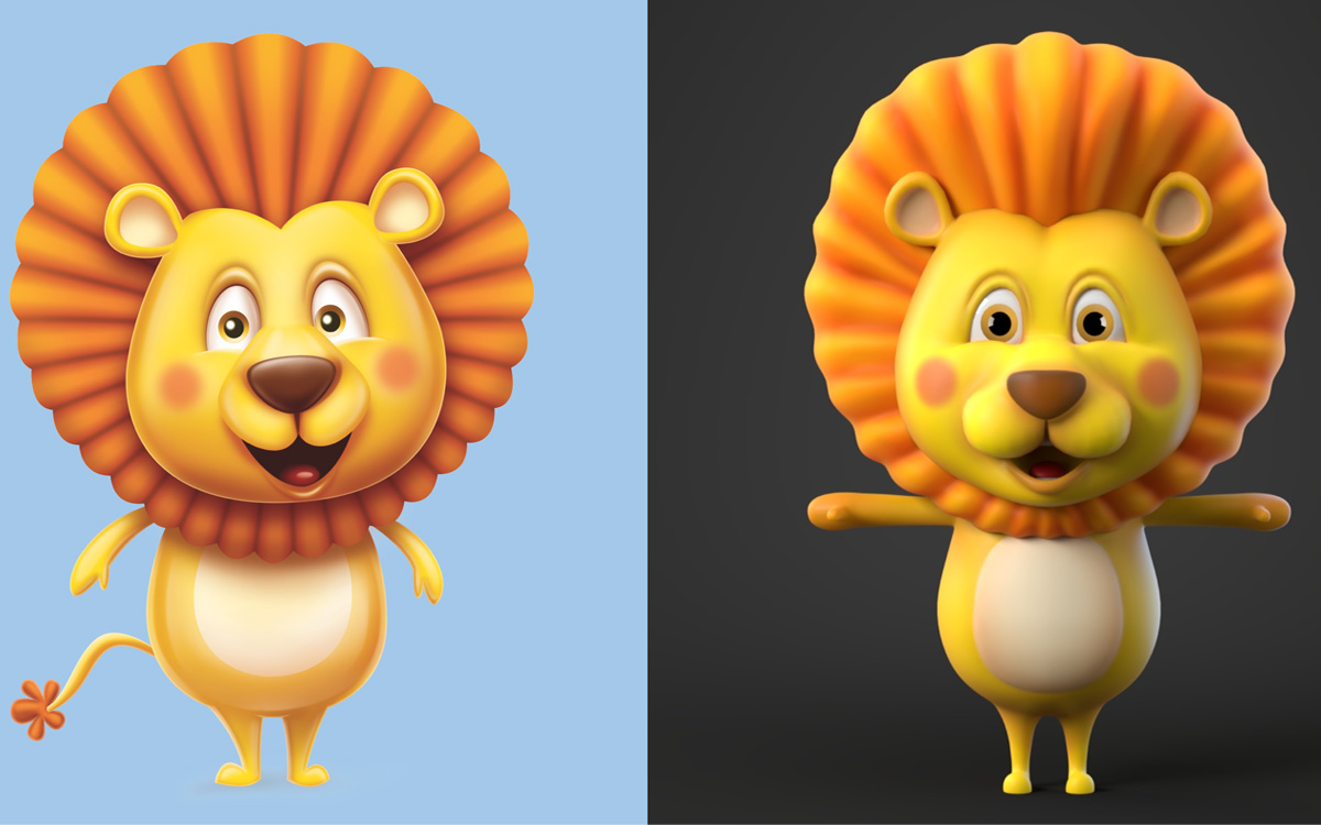Characters 2D to 3D - Advanced